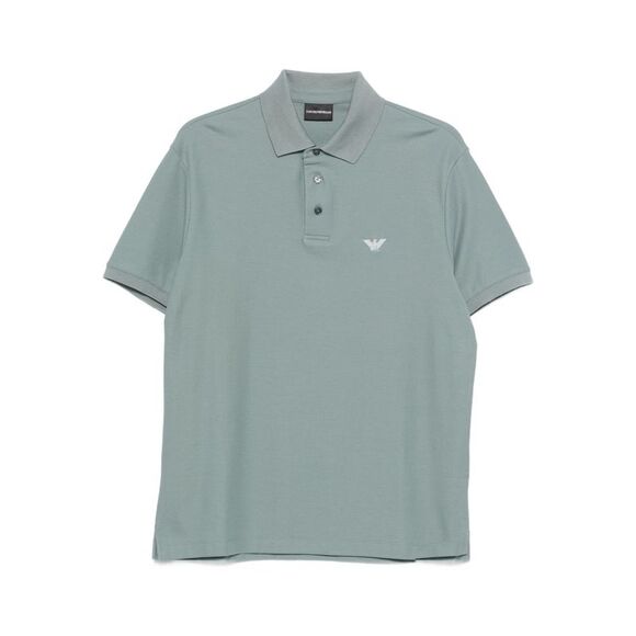 Emporio Armani Men's T-Shirts And Polos Clear Blue
